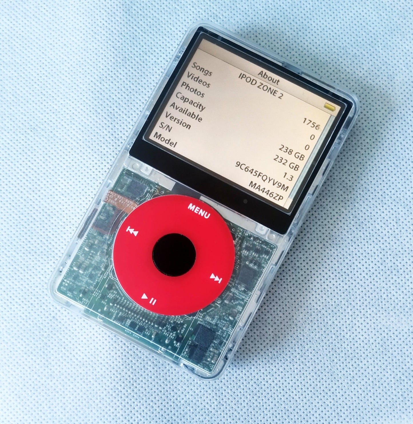 Apple iPod Video 5.5th Generation | U2 Version | 256GB | 2000 mAh 50 to 60 Hrs