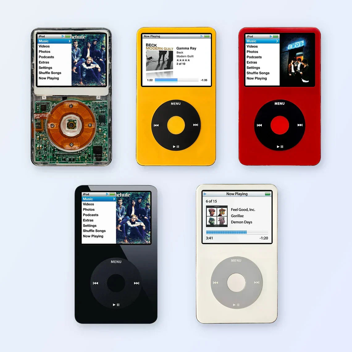 iPod Video 5th Gen | Bluetooth Mod | Wolfson DAC | 2TB SDXC | USB-C Upgrade | 3000 mAh | Choose Color