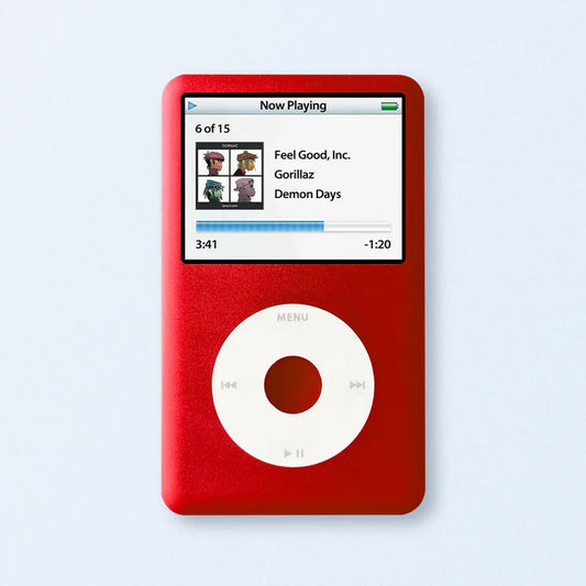 iPod Classic 7th Gen | Red Edition | 2TB SDXC | 3000 mAh Battery | USB-C Upgrade