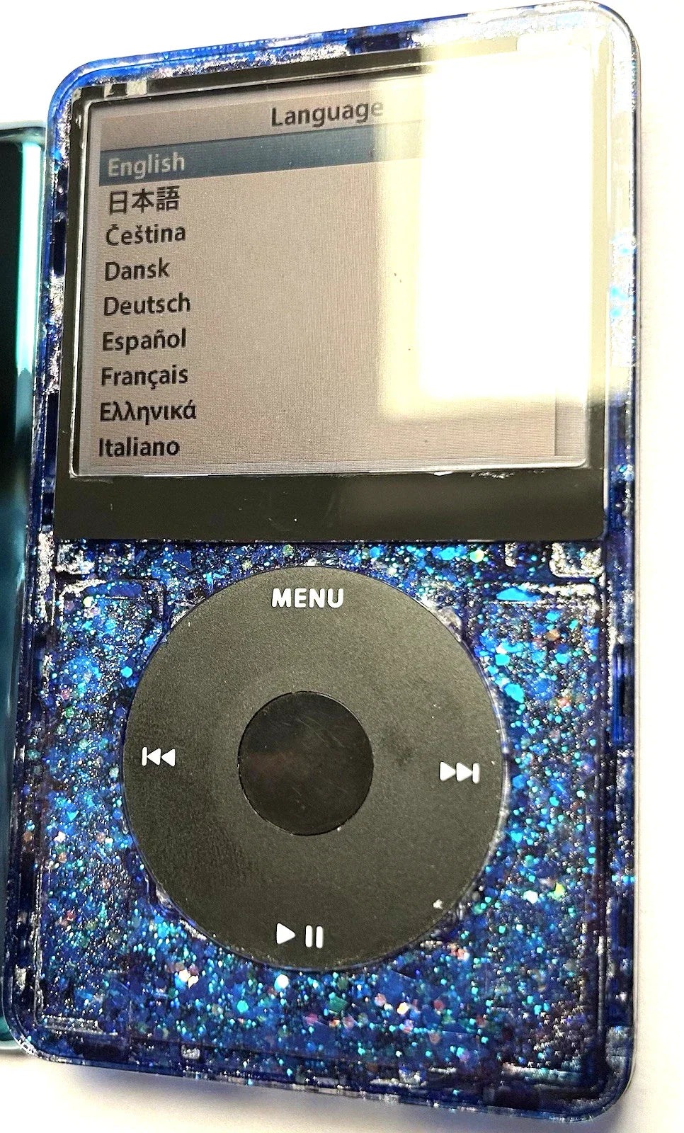 APPLE iPOD CLASSIC 5.5th Atomic Blue Sparkler 2 TB Wolfson DAC 3000 Battery