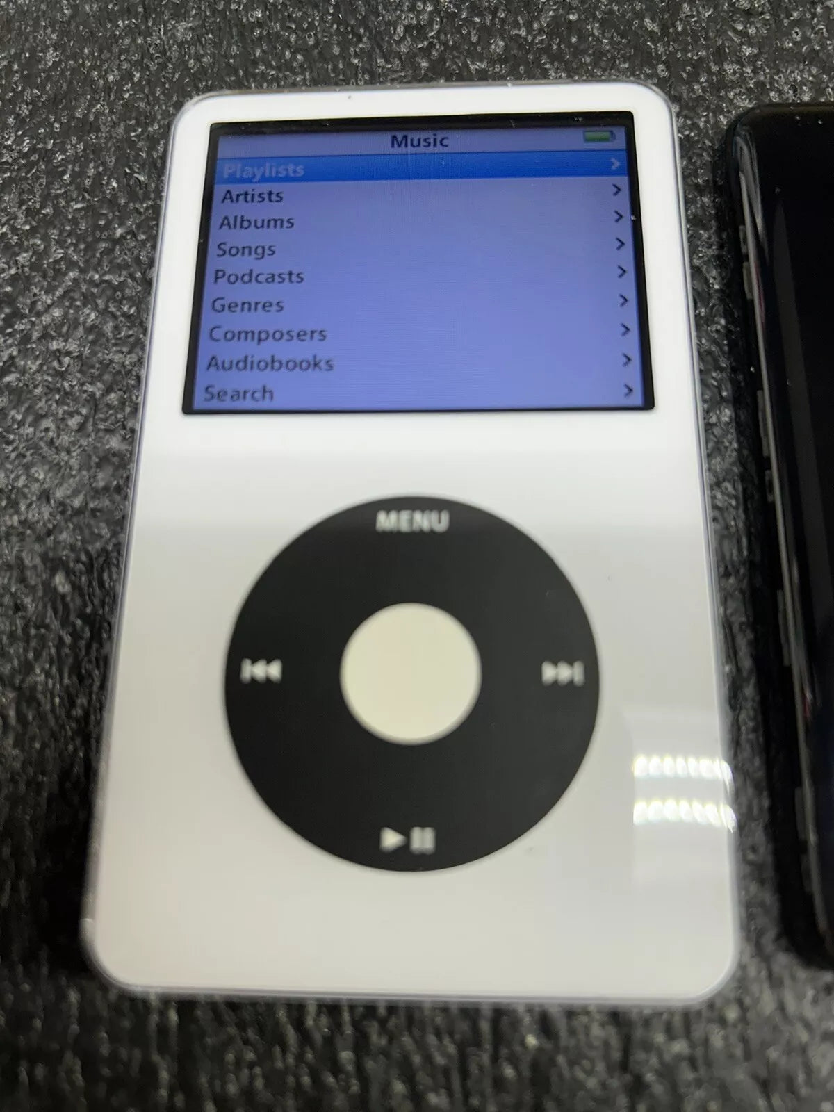 iPod Classic 5.5th Gen | White Edition | Bluetooth Mod | 2TB SSD | 3000 mAh Battery | USB-C Upgrade